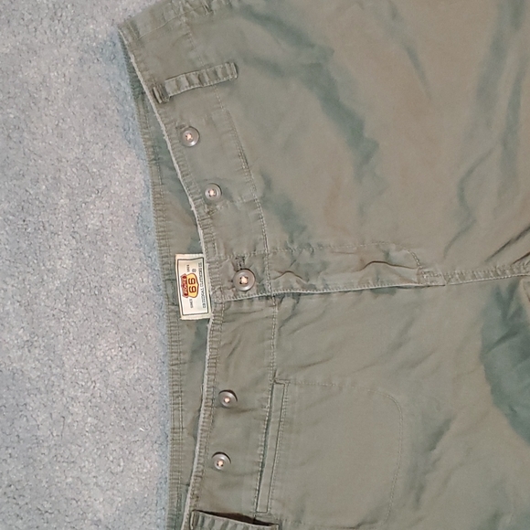 Vintage Cotton army green pants, route 66 13/14 - Picture 8 of 9
